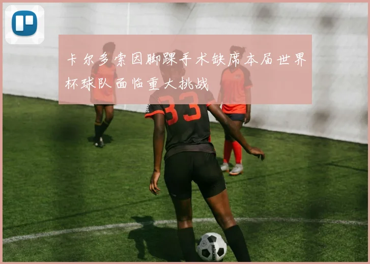 卡尔多索因脚踝手术缺席本届世界杯球队面临重大挑战